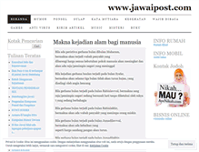 Tablet Screenshot of jawaipost.wordpress.com