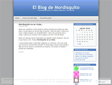 Tablet Screenshot of mordisquito.wordpress.com