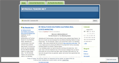Desktop Screenshot of myresultsnow.wordpress.com
