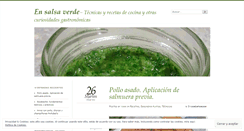 Desktop Screenshot of ensalsaverde.wordpress.com