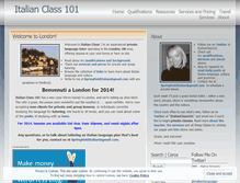 Tablet Screenshot of italianclass.wordpress.com