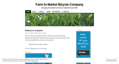 Desktop Screenshot of farmtomarketbikes.wordpress.com