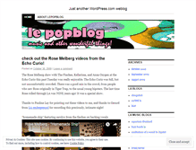 Tablet Screenshot of lepopblog.wordpress.com