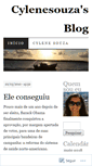 Mobile Screenshot of cylenesouza.wordpress.com