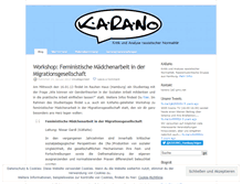 Tablet Screenshot of karano.wordpress.com