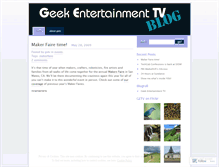 Tablet Screenshot of getv.wordpress.com