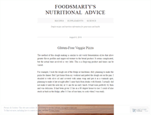 Tablet Screenshot of foodsmarty.wordpress.com