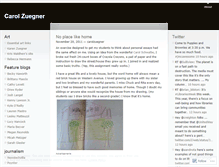 Tablet Screenshot of carolzuegner.wordpress.com