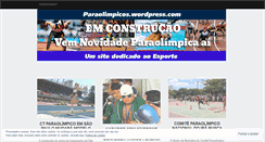 Desktop Screenshot of paraolimpicos.wordpress.com