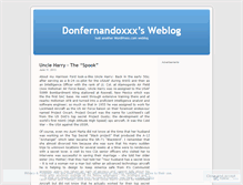 Tablet Screenshot of donfernandoxxx.wordpress.com