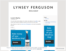 Tablet Screenshot of lynseyferguson.wordpress.com