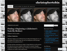 Tablet Screenshot of christophertobin.wordpress.com