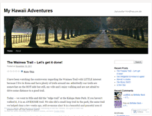 Tablet Screenshot of hawaiithroughmyeyes.wordpress.com
