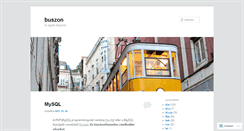 Desktop Screenshot of buszon.wordpress.com