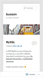 Mobile Screenshot of buszon.wordpress.com