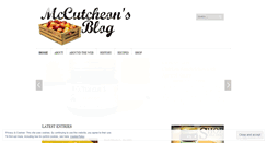 Desktop Screenshot of mccutcheonsblog.wordpress.com