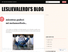 Tablet Screenshot of leslievalerdi.wordpress.com