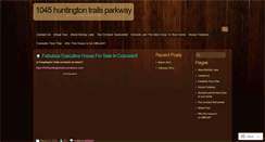 Desktop Screenshot of 1045huntingtontrails.wordpress.com