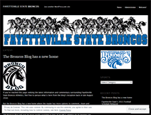 Tablet Screenshot of fsubroncos.wordpress.com