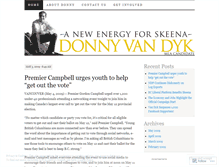 Tablet Screenshot of donnyvandyk.wordpress.com