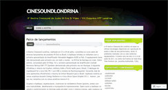 Desktop Screenshot of cinesoundlondrina.wordpress.com