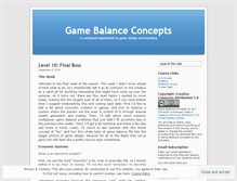 Tablet Screenshot of gamebalanceconcepts.wordpress.com