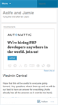 Mobile Screenshot of aoifeandjamie.wordpress.com