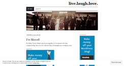 Desktop Screenshot of livelaughlove1110.wordpress.com