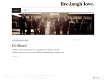 Tablet Screenshot of livelaughlove1110.wordpress.com