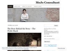 Tablet Screenshot of mojoconsultant.wordpress.com