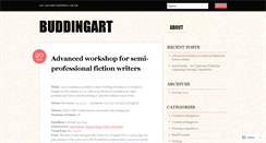 Desktop Screenshot of buddingart.wordpress.com