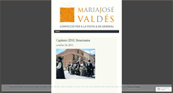 Desktop Screenshot of mariajosevaldes.wordpress.com