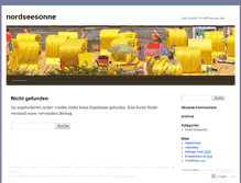 Tablet Screenshot of nordseesonne.wordpress.com