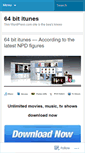 Mobile Screenshot of 64bititunes.wordpress.com