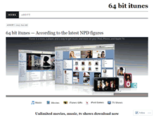 Tablet Screenshot of 64bititunes.wordpress.com