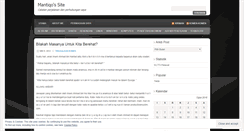 Desktop Screenshot of mantiqo.wordpress.com