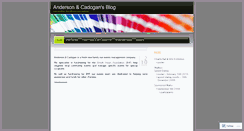 Desktop Screenshot of andersoncadogan.wordpress.com
