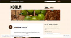 Desktop Screenshot of nofilm.wordpress.com