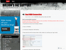 Tablet Screenshot of billionfae.wordpress.com