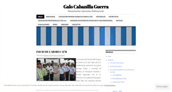 Desktop Screenshot of galocabanilla.wordpress.com