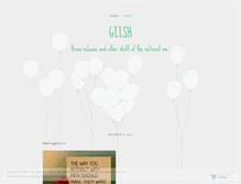 Tablet Screenshot of giish.wordpress.com