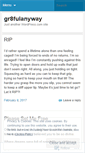 Mobile Screenshot of gr8fulanyway.wordpress.com
