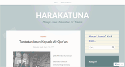 Desktop Screenshot of harakatuna.wordpress.com