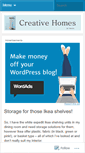 Mobile Screenshot of creativehomes.wordpress.com