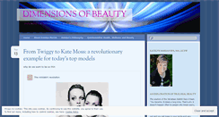 Desktop Screenshot of dimensionsofbeauty.wordpress.com