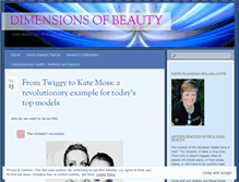 Tablet Screenshot of dimensionsofbeauty.wordpress.com