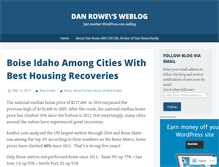 Tablet Screenshot of danrowe.wordpress.com