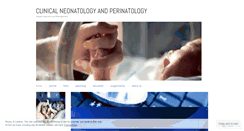 Desktop Screenshot of neonatology.wordpress.com