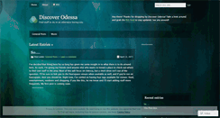 Desktop Screenshot of discoverodessa.wordpress.com