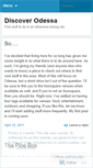 Mobile Screenshot of discoverodessa.wordpress.com